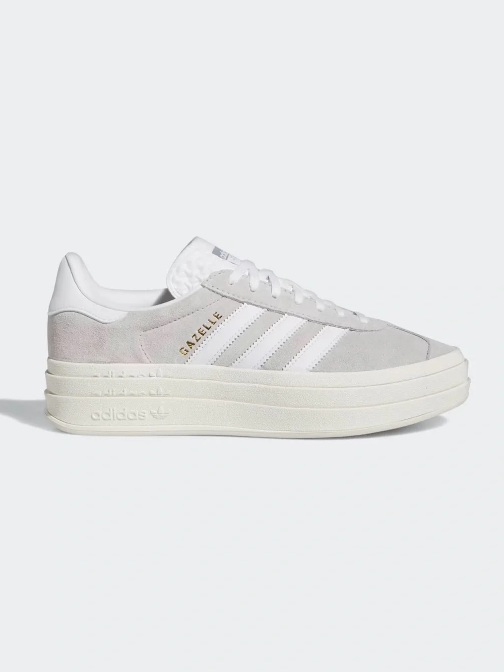 Adidas Grey Two / Cloud White / Core White Gazelle Bold Sneakers Size 6 US $120